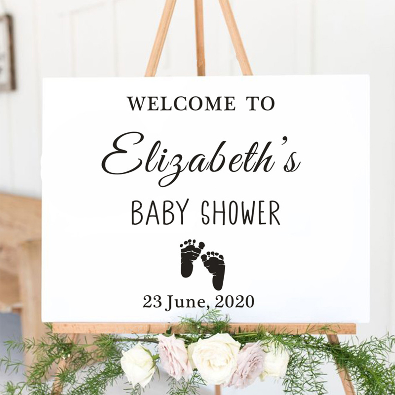 Baby Name Wall Art - Baby Shower Wall Sticker Customized Names