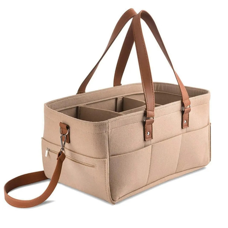 Baby Nursery Handles - Baby Felt Storage Nursery Organizer Basket