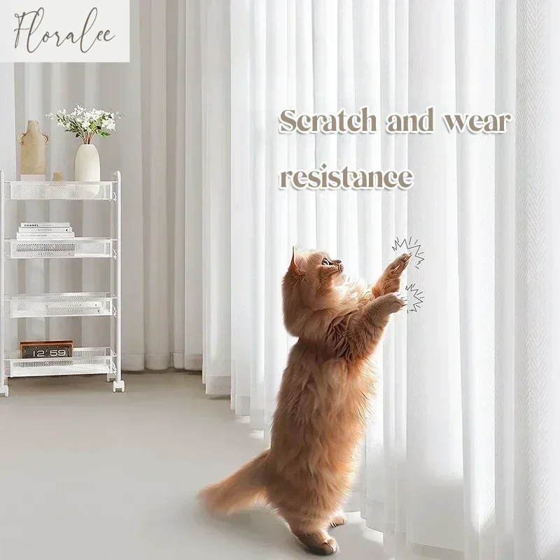 Blackout Curtain Nursery - Solid White Tulle Good Quality Yarn