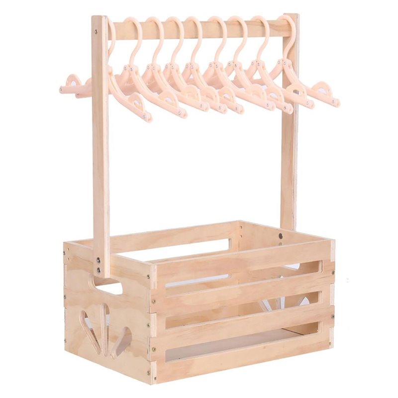 Baby Nursery Handles - ABFU-Wooden Baby Shower Gift Basket With