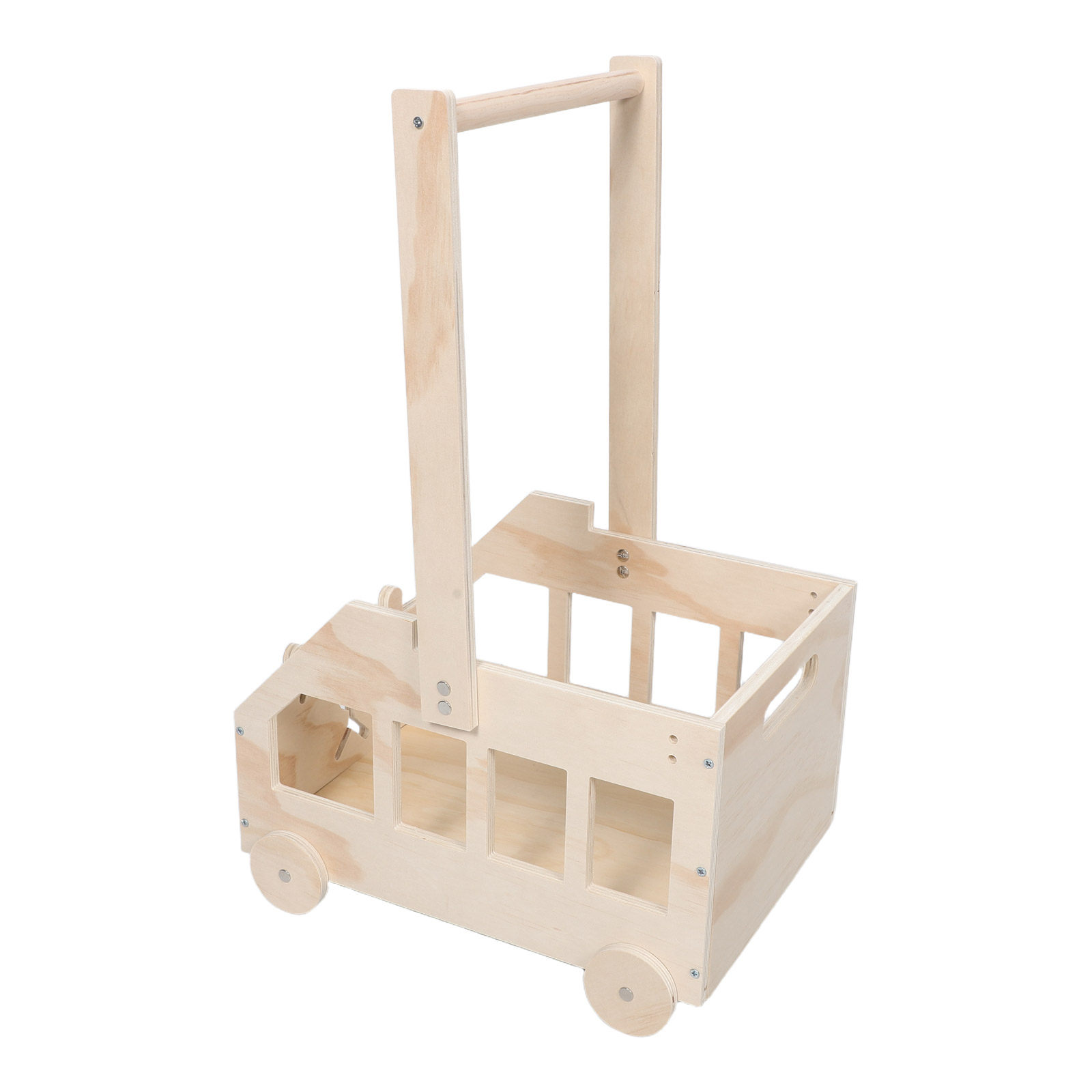 Baby Nursery Handles - Baby Shower Wooden Storage Basket Bear