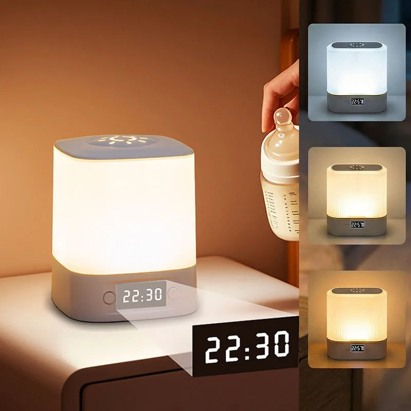 Baby Nursery Night Light - LED Night Light Bedside Lamp,Touch Remote