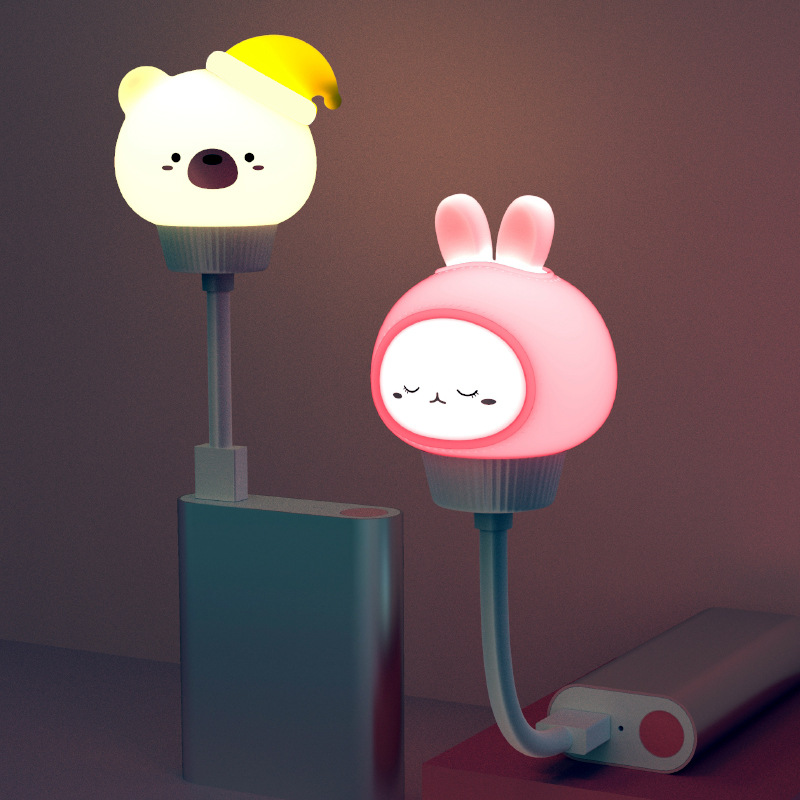 Baby Nursery Night Light - USB Night Light LED Cute Cartoon
