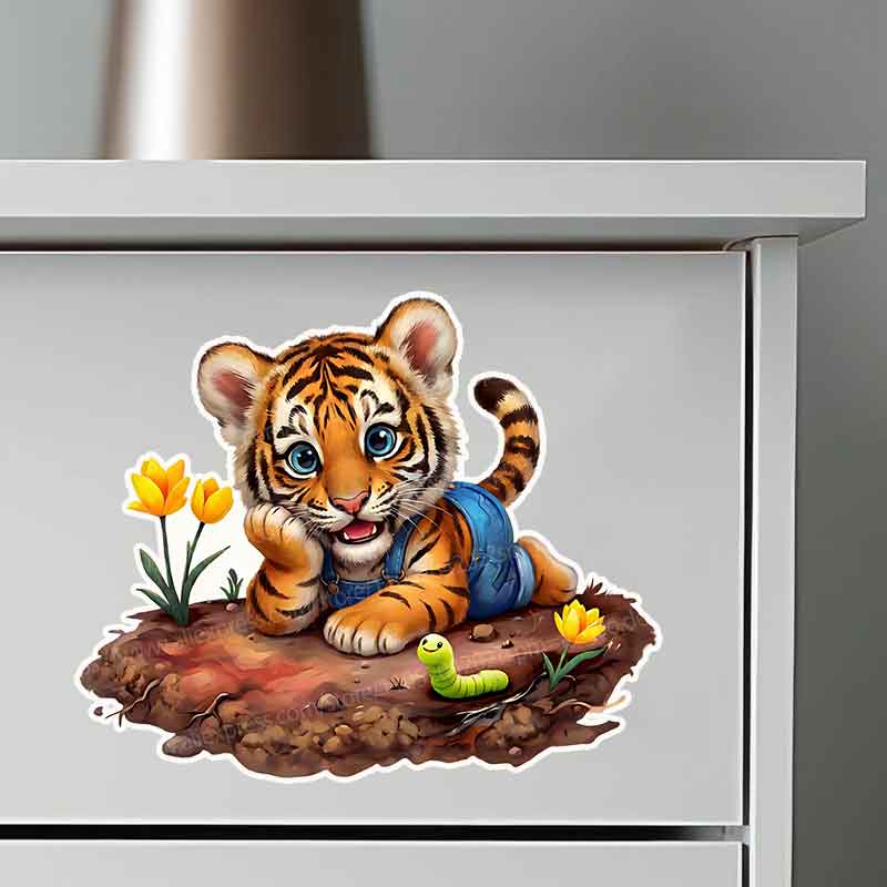 Woodland Baby in Garden Mural  - Baby Nursery Mural Wallpaper recension och pris