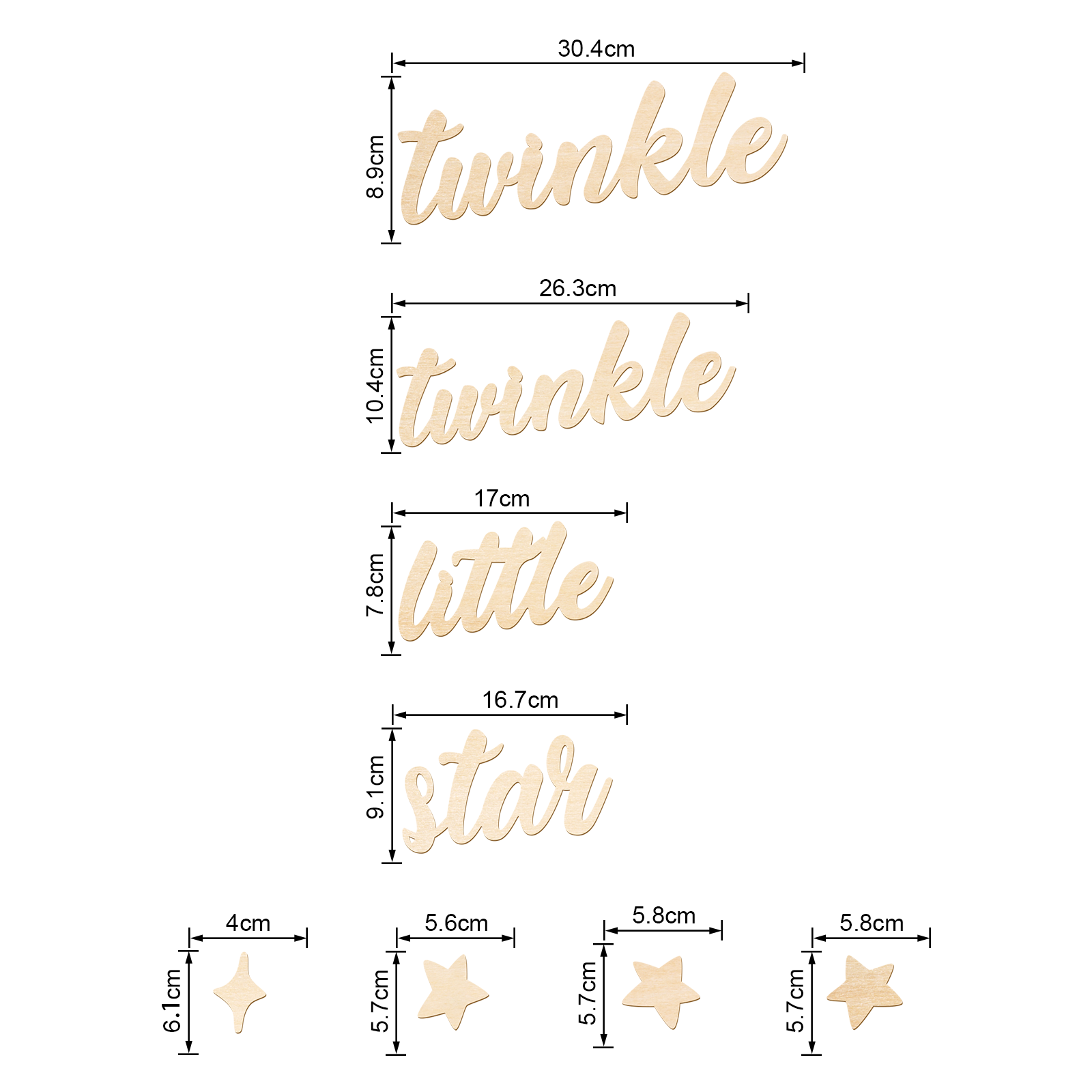 Twinkle Twinkle Little Star Wo - Baby Nursery Art recension och pris
