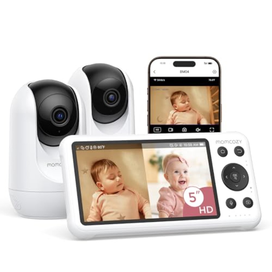 Smart WiFi baby monitor for ho - Baby Monitor Split Screen recension och pris