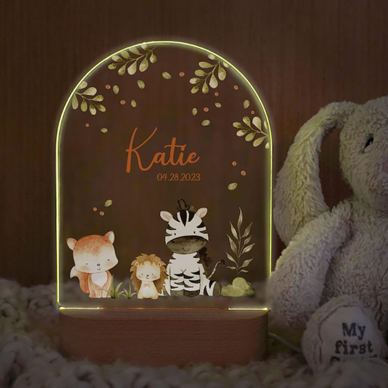 Custom Name Baby Night Light P - Baby Nursery Night Light recension och pris