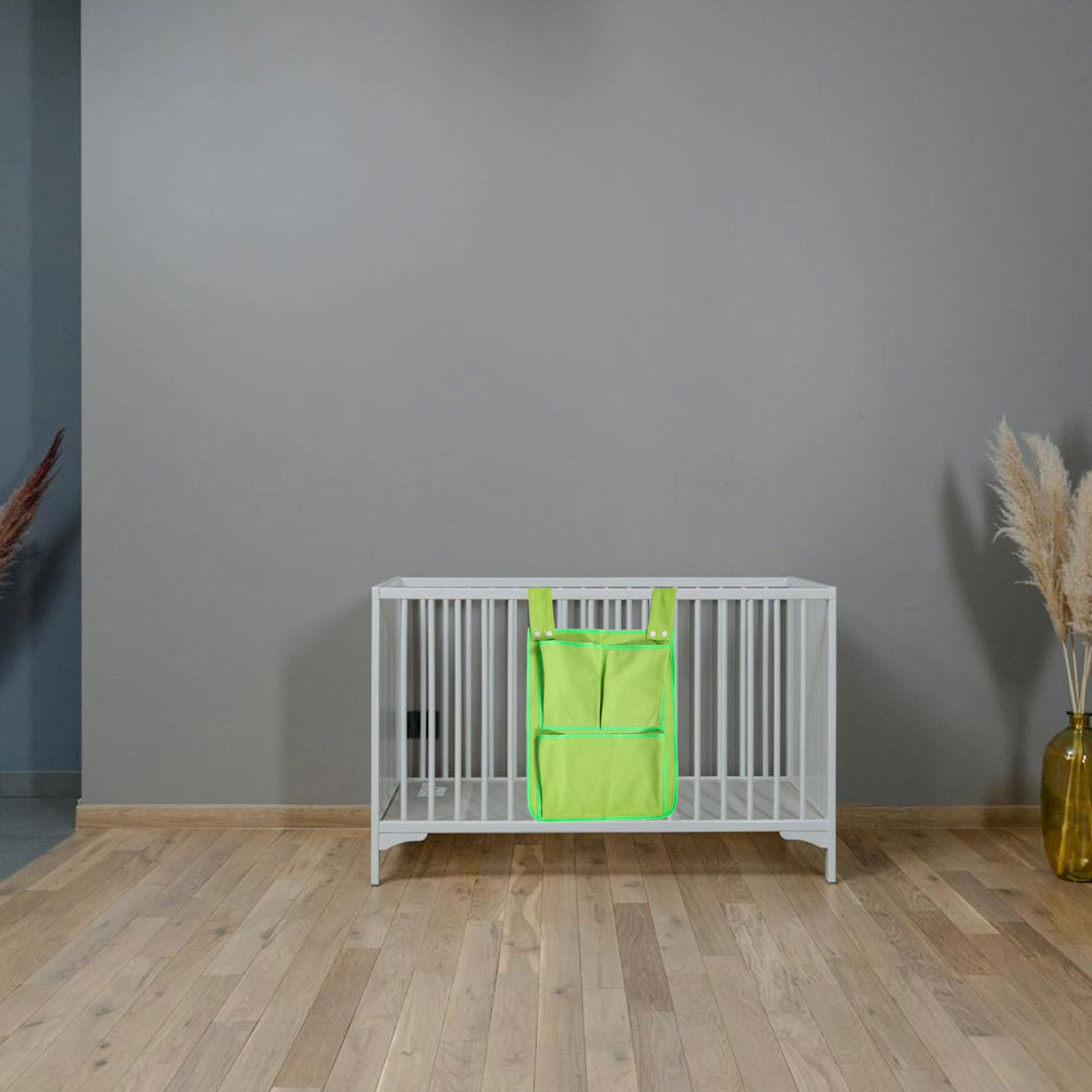 Small Canvas Crib Hanging Stor - Baby Nursery Green recension och pris