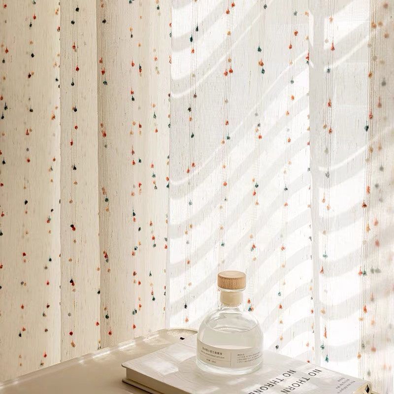Rainbow Translucent Gauze Girl - Blackout Curtain Nursery recension och pris