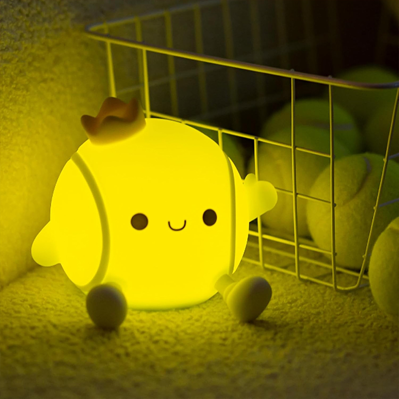 Cute Tennis Night Light Silico - Baby Nursery Night Light recension och pris