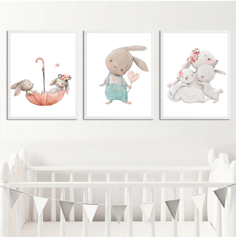 1PC frameless decorative art p - Baby Nursery Art recension och pris