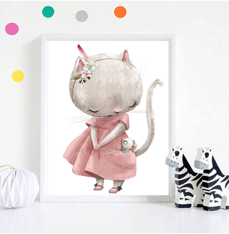 1PC frameless decorative art p - Baby Nursery Art recension och pris