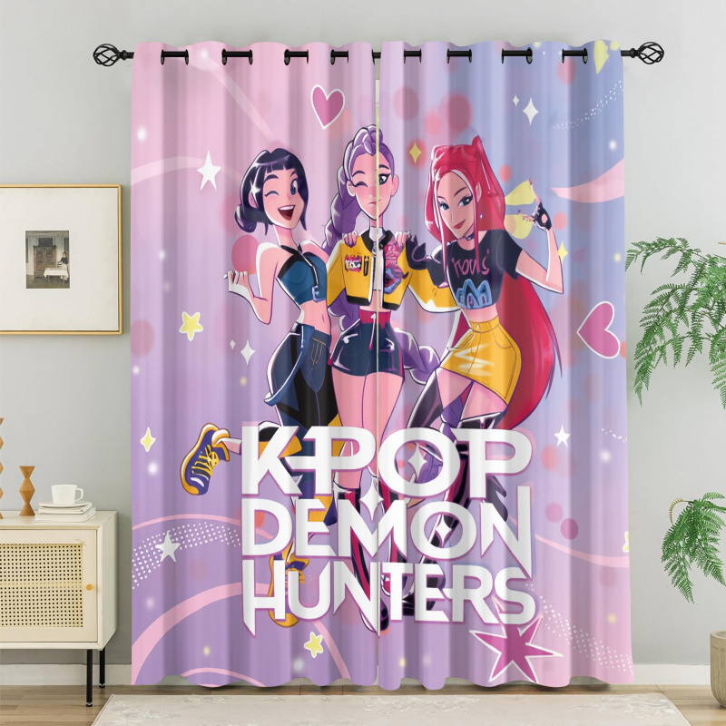 2pcs Hasbro Kpop Pink Purple B - Blackout Curtain Nursery recension och pris