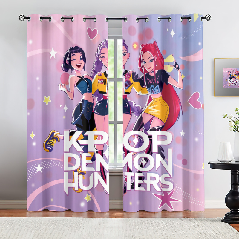 2pcs Hasbro Kpop Pink Purple B - Blackout Curtain Nursery recension och pris