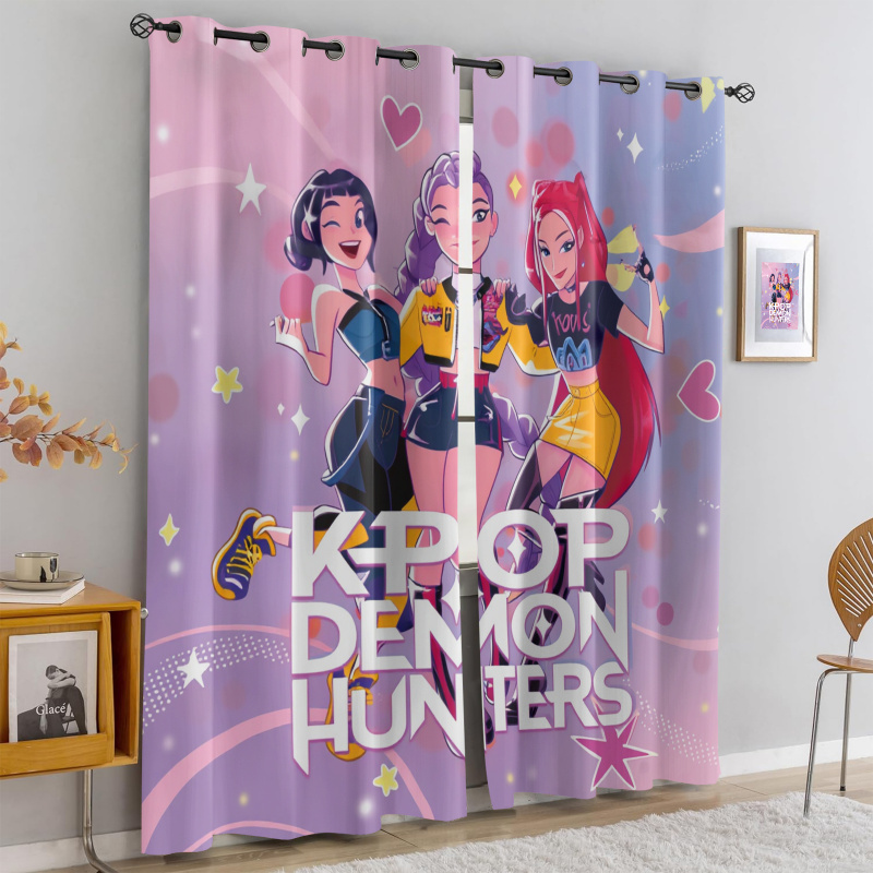 2pcs Hasbro Kpop Pink Purple B - Blackout Curtain Nursery recension och pris