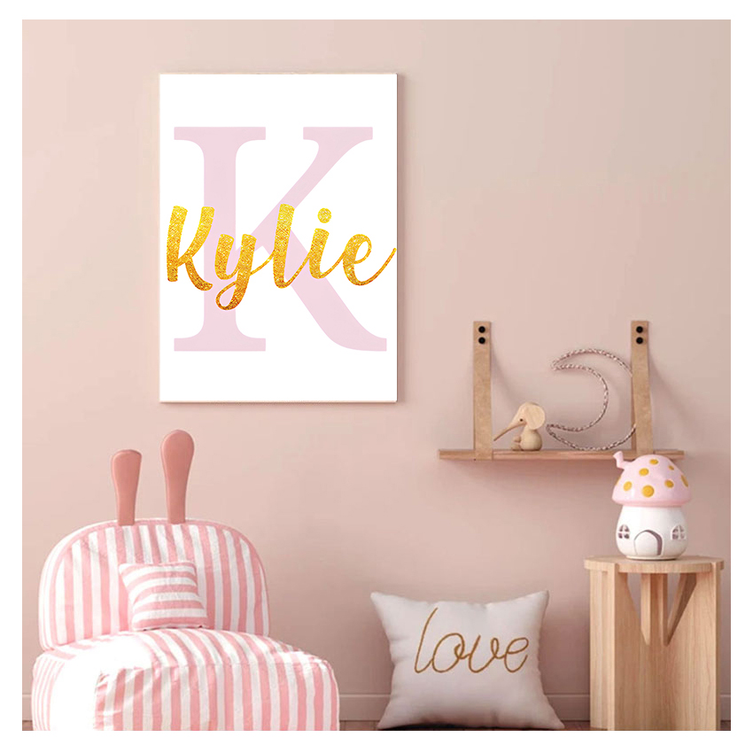 Wall Art Print Custom Name Pos - Baby Name Wall Art recension och pris