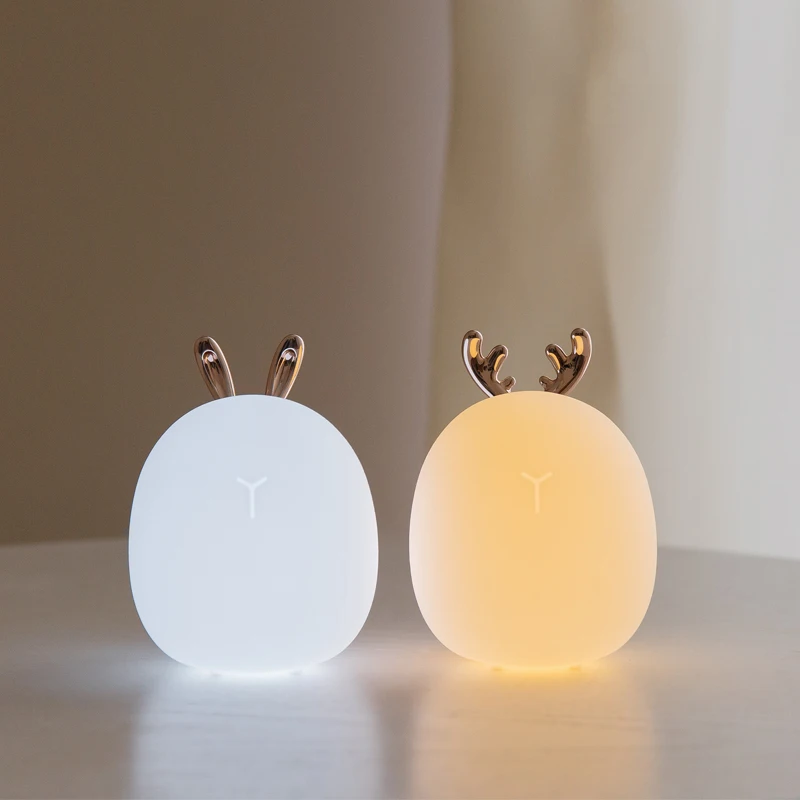 Led Carton Deer Rabbit Silicon - Baby Nursery Night Light recension och pris