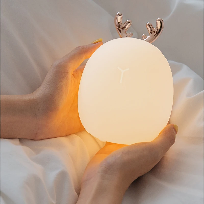 Led Carton Deer Rabbit Silicon - Baby Nursery Night Light recension och pris