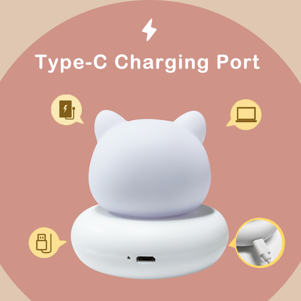 LED Nursery Cat Night Light 3  - Baby Nursery Night Light recension och pris