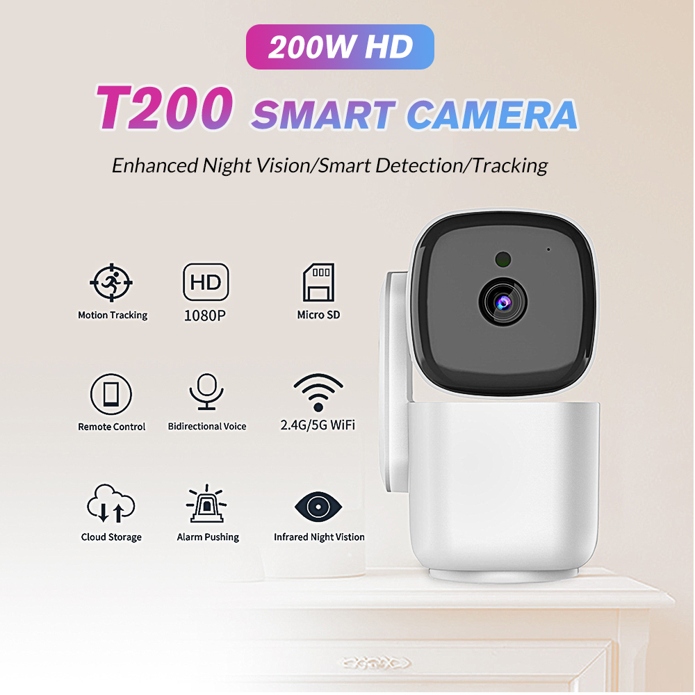 T200 1080P Indoor PTZ Security - Baby Monitor Split Screen recension och pris
