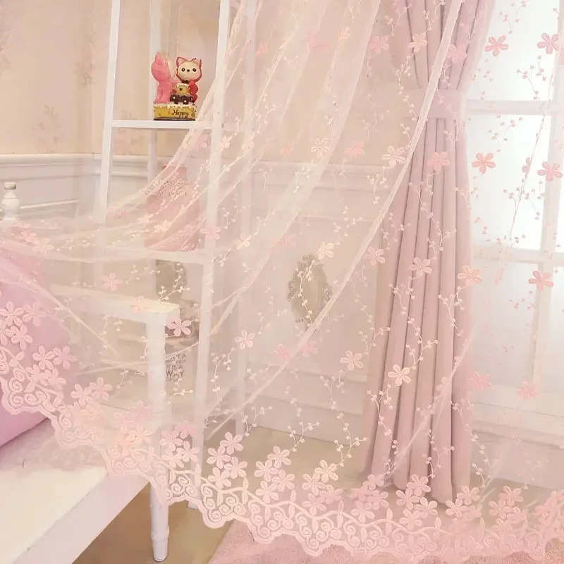 1PC Korean Pink Sheer Princess - Blackout Curtain Nursery recension och pris