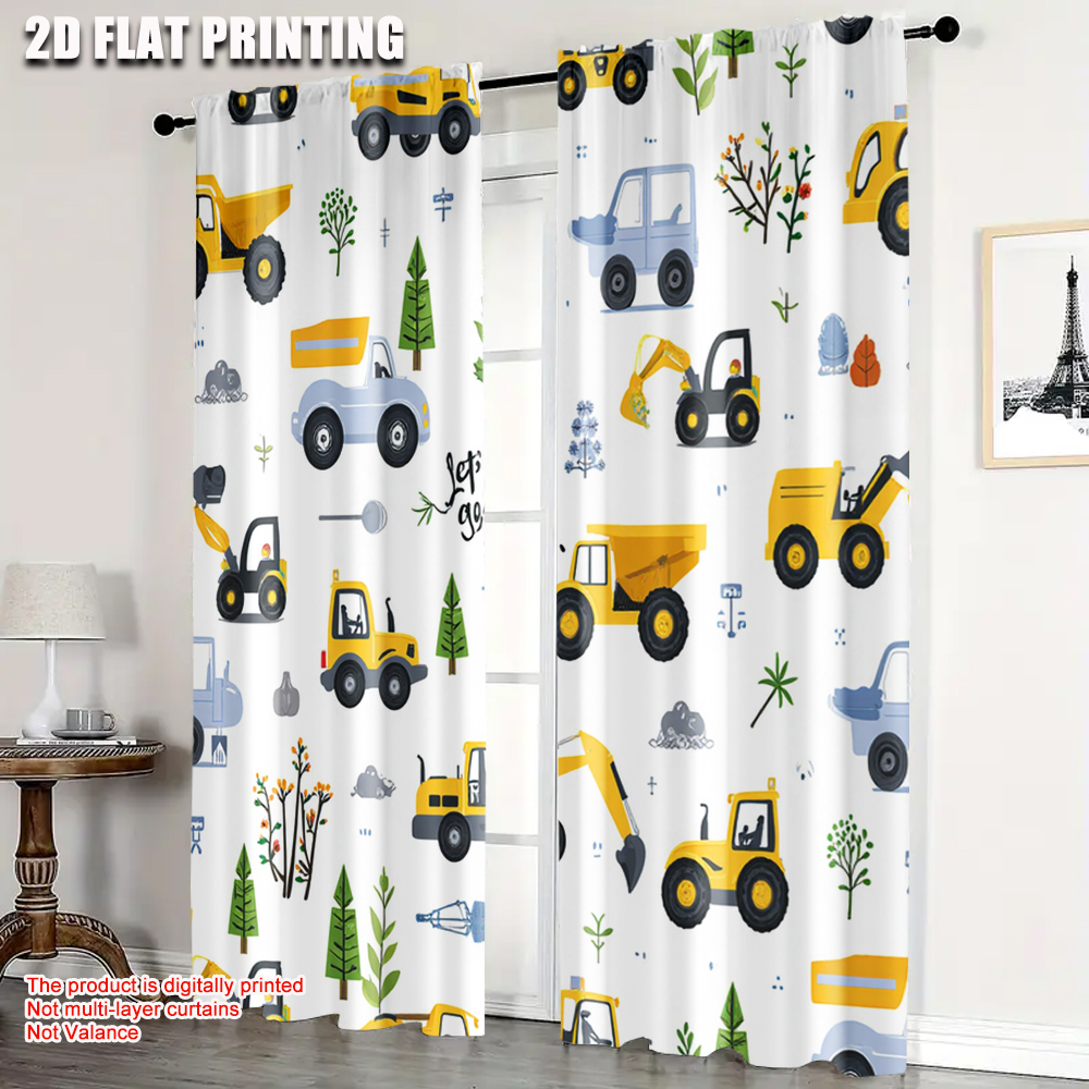 2pcs,2D plane printing Contemp - Blackout Curtain Nursery recension och pris