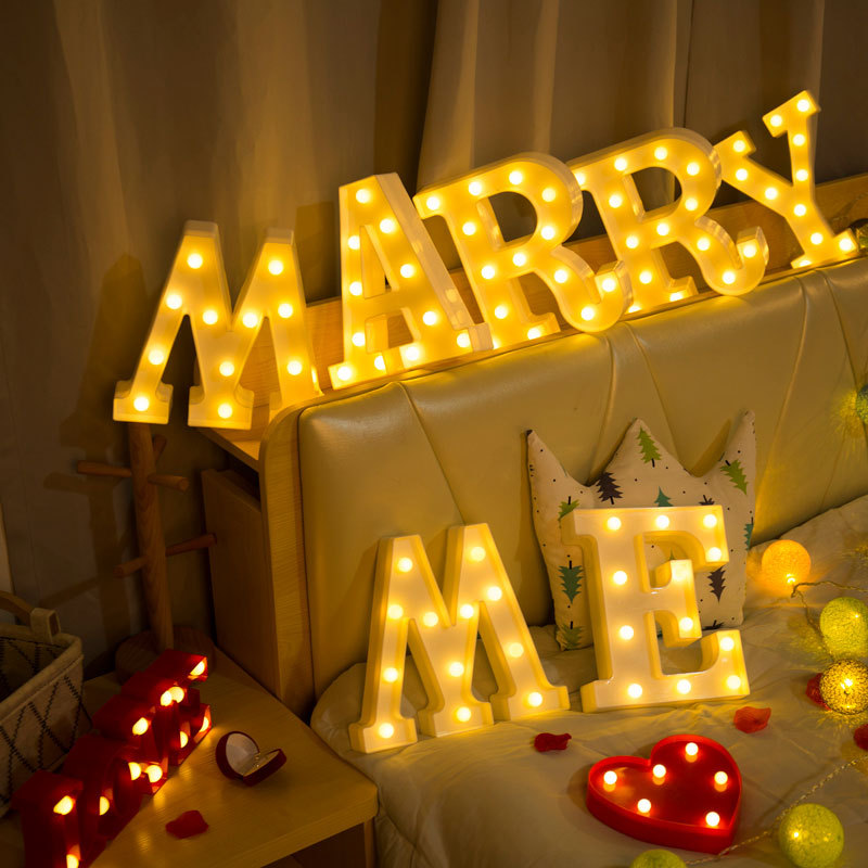 Decorative Letters Alphabet Le - Baby Nursery Night Light recension och pris