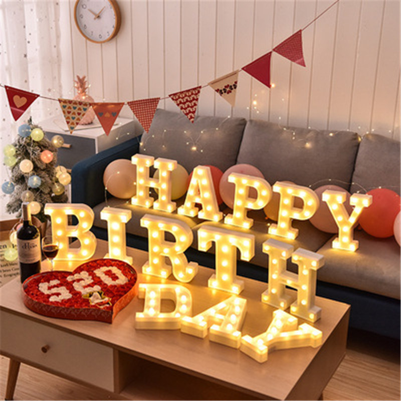 Decorative Letters Alphabet Le - Baby Nursery Night Light recension och pris