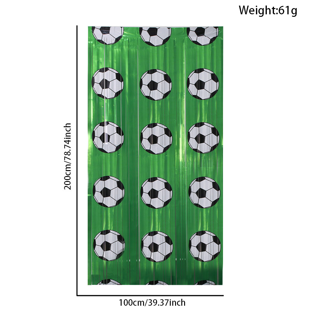 1x2m Green Soccer Backdrop Spo - Baby Nursery Green recension och pris