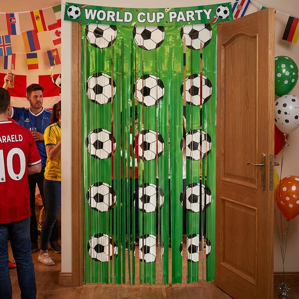 1x2m Green Soccer Backdrop Spo - Baby Nursery Green recension och pris