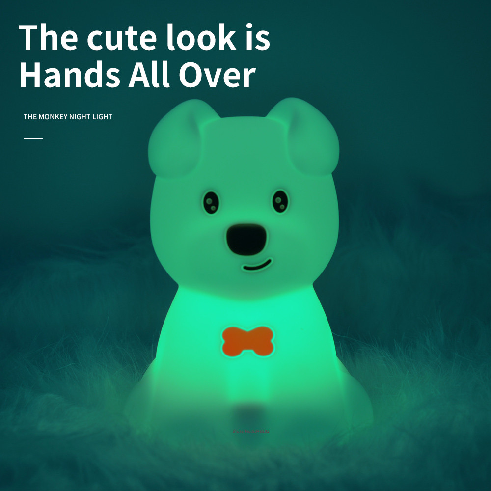 Dog LED Night Light Touch Sens - Baby Nursery Night Light recension och pris