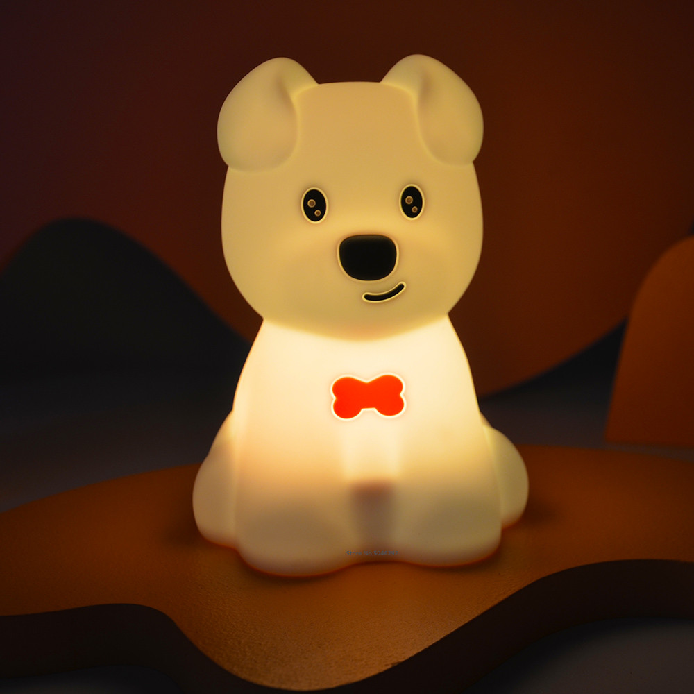 Dog LED Night Light Touch Sens - Baby Nursery Night Light recension och pris