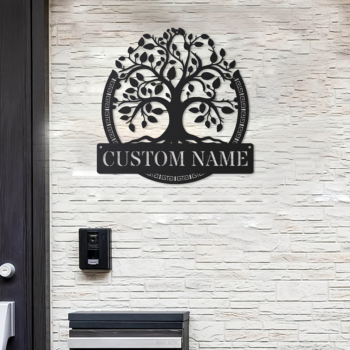Custom Metal Wall Art of The T - Baby Name Wall Art recension och pris
