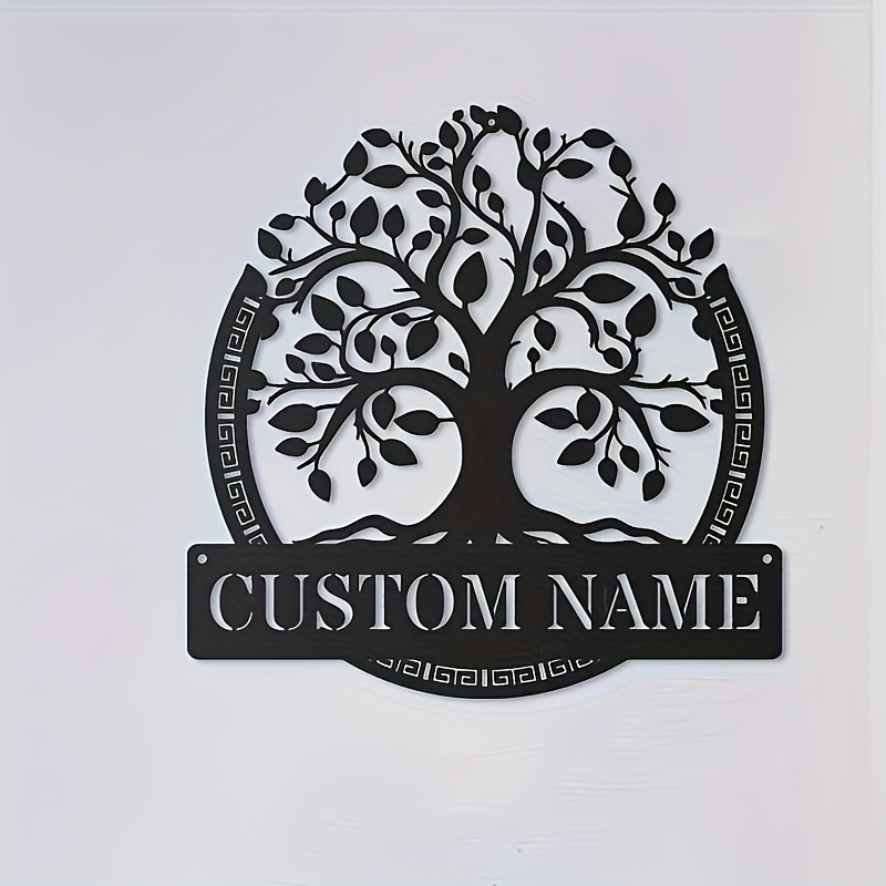 Custom Metal Wall Art of The T - Baby Name Wall Art recension och pris