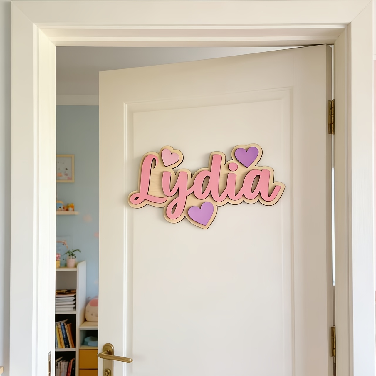 Personalized Gradient Heart Na - Baby Nursery In recension och pris