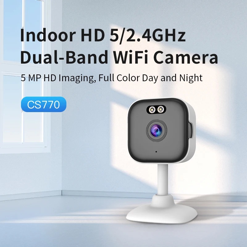 O-Kam Pro 5MP Mini Cube Dual B - Baby Monitor Split Screen recension och pris