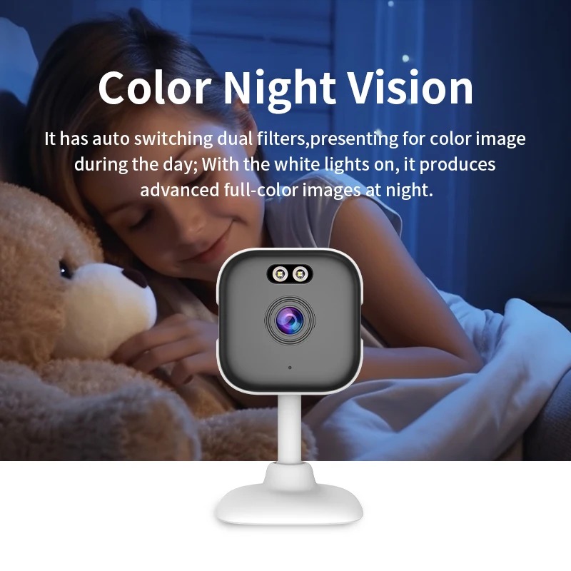 O-Kam Pro 5MP Mini Cube Dual B - Baby Monitor Split Screen recension och pris