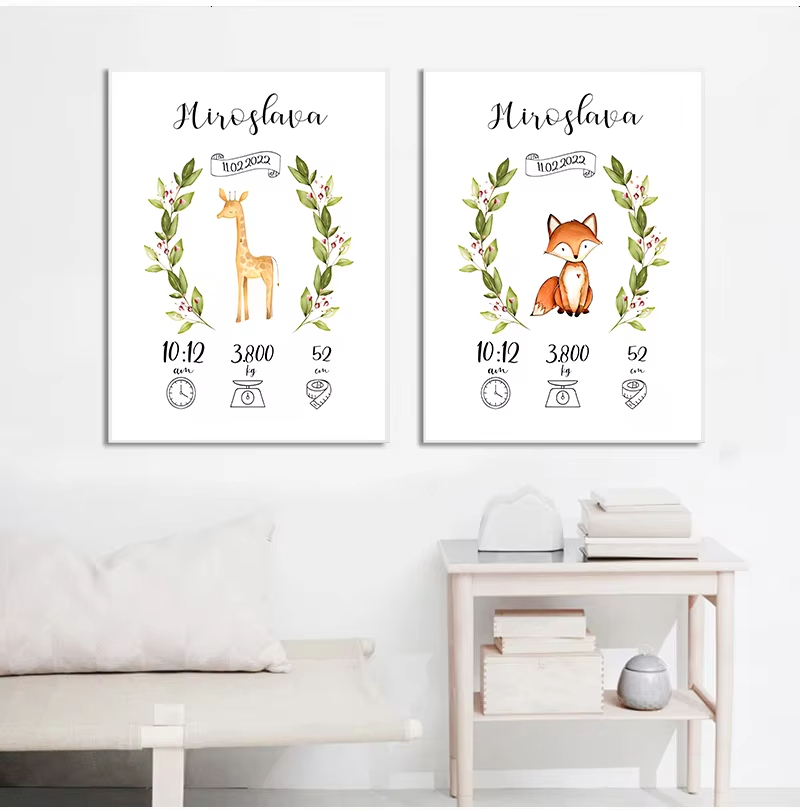 Personalized Custom Baby Birth - Baby Name Wall Art recension och pris