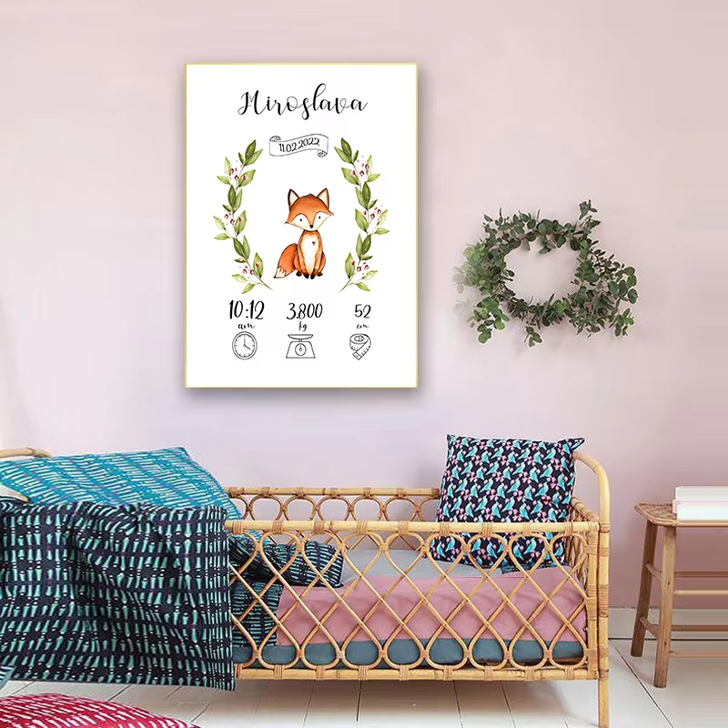 Personalized Custom Baby Birth - Baby Name Wall Art recension och pris