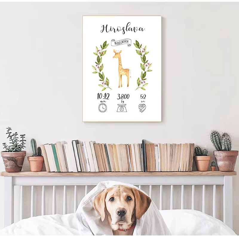 Personalized Custom Baby Birth - Baby Name Wall Art recension och pris