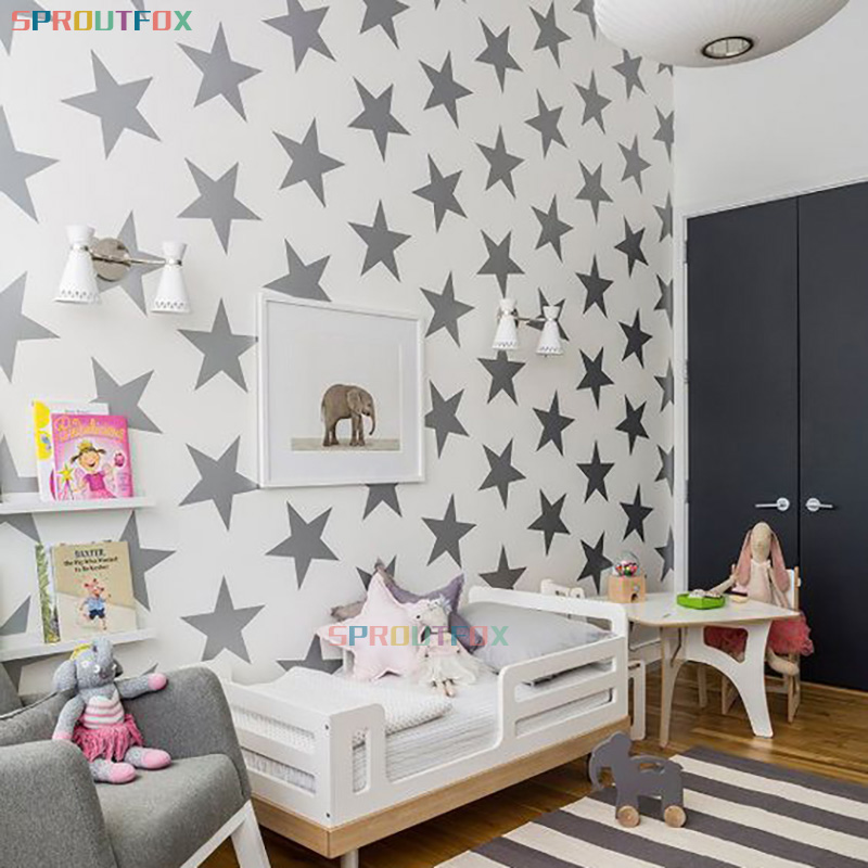 DIY Big Stars Vinyl Sticker Be - Baby Nursery Mural Wallpaper recension och pris