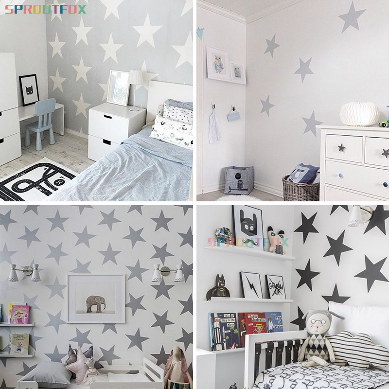 DIY Big Stars Vinyl Sticker Be - Baby Nursery Mural Wallpaper recension och pris
