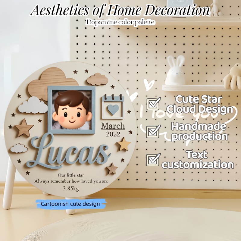 Personalized Baby Photo Frame, - Baby Nursery In recension och pris
