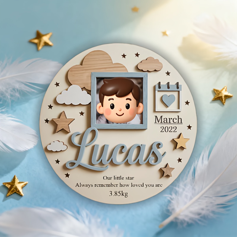 Personalized Baby Photo Frame, - Baby Nursery In recension och pris
