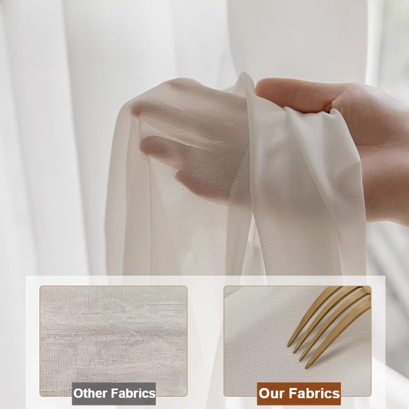 Solid White Tulle Good Quality - Blackout Curtain Nursery recension och pris