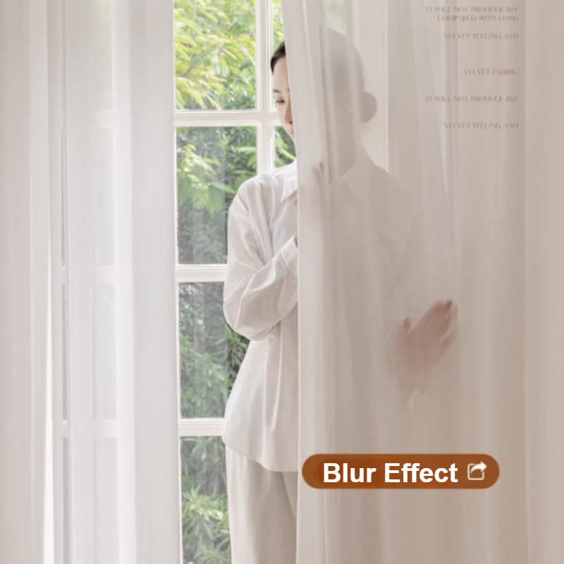 Solid White Tulle Good Quality - Blackout Curtain Nursery recension och pris