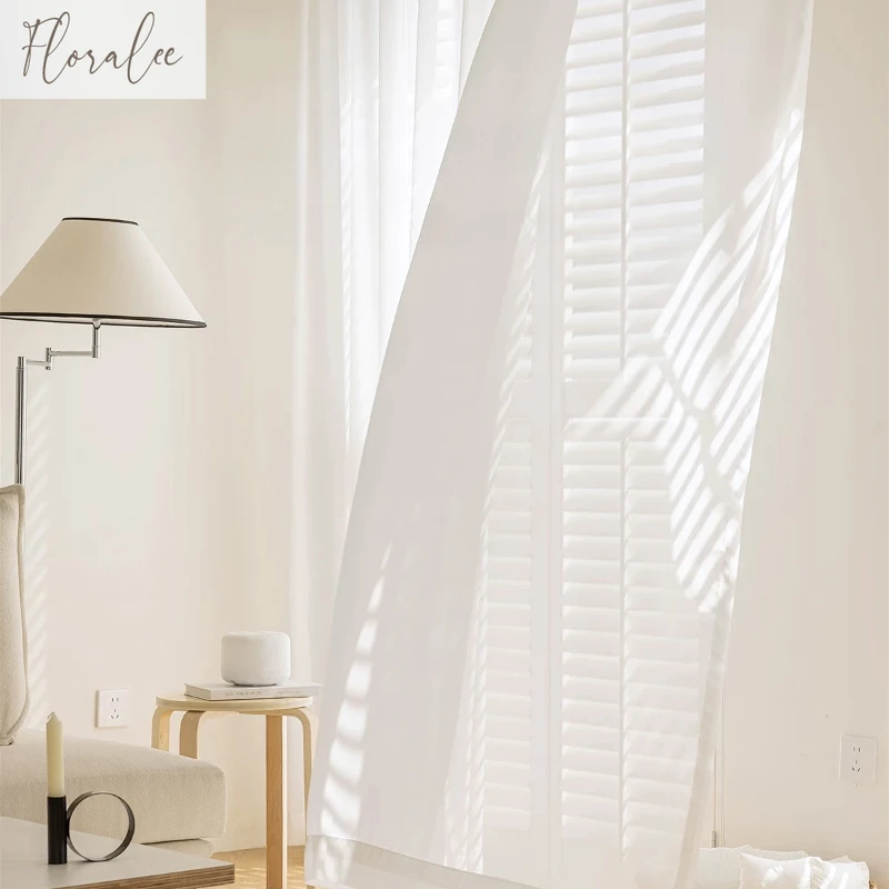 Solid White Tulle Good Quality - Blackout Curtain Nursery recension och pris