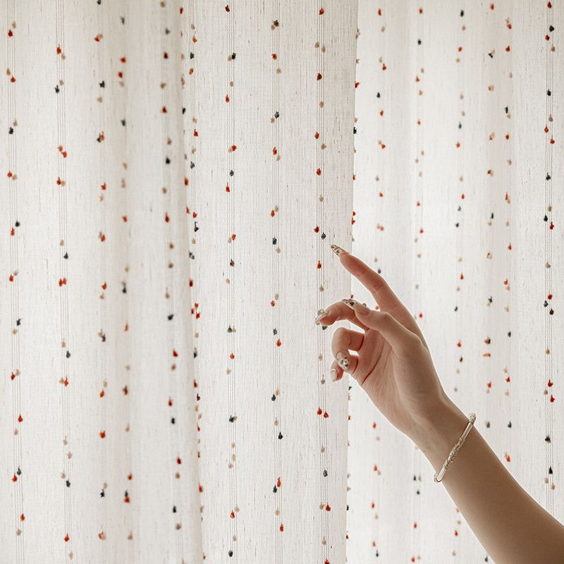Rainbow Candy Dopa Style Linen - Blackout Curtain Nursery recension och pris