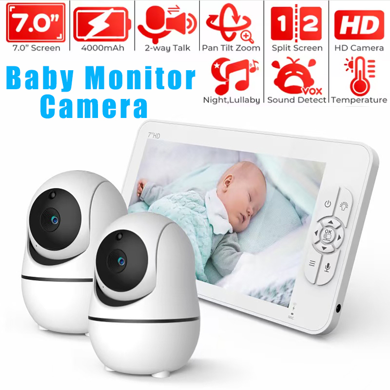 7 Inch Baby Monitor Split Scre - Baby Monitor Split Screen recension och pris