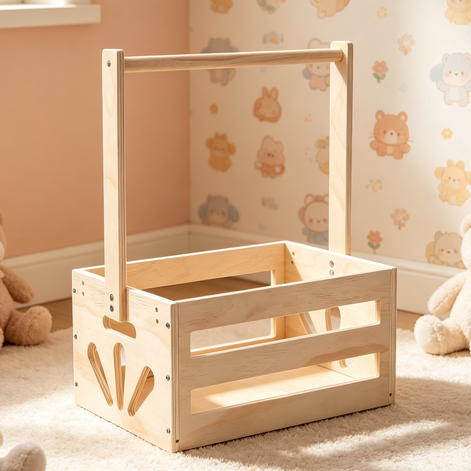 Baby Nursery Storage Crate Wit - Baby Nursery Handles recension och pris